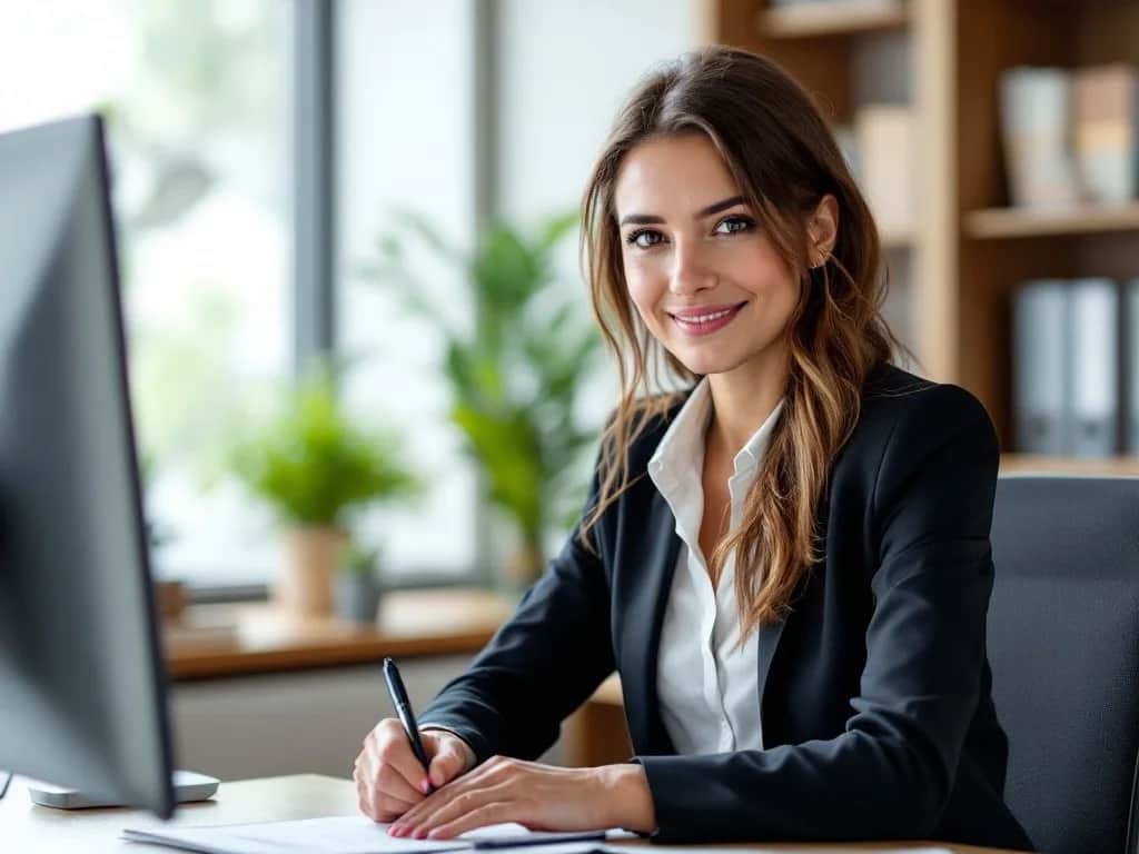 Workers' compensation attorney consulting with a client